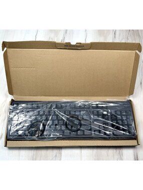 Genuine OEM Dell KEYBOARD KB212-B USB Wired Black QWERTY Quiet 03HWF0 NIB NEW